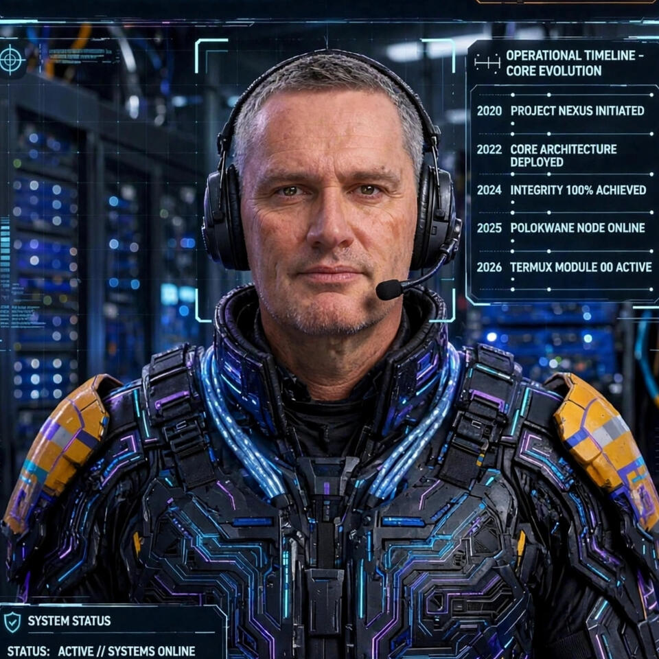 We build real Sovereign AI hardware. This is Nexus Nova — the face of Nexus AI Core™.
